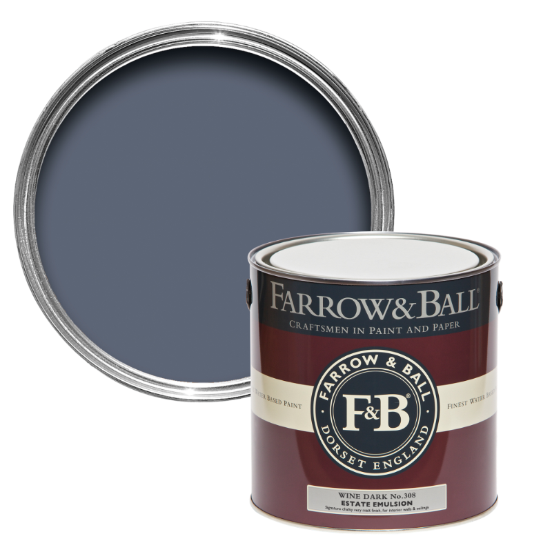 Farrow & Ball Farrow Ball Farben Blau Wine Dark 308