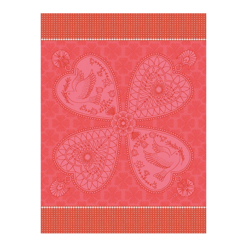 Peace & Love Amour Geschirrtuch Le Jacquard Français